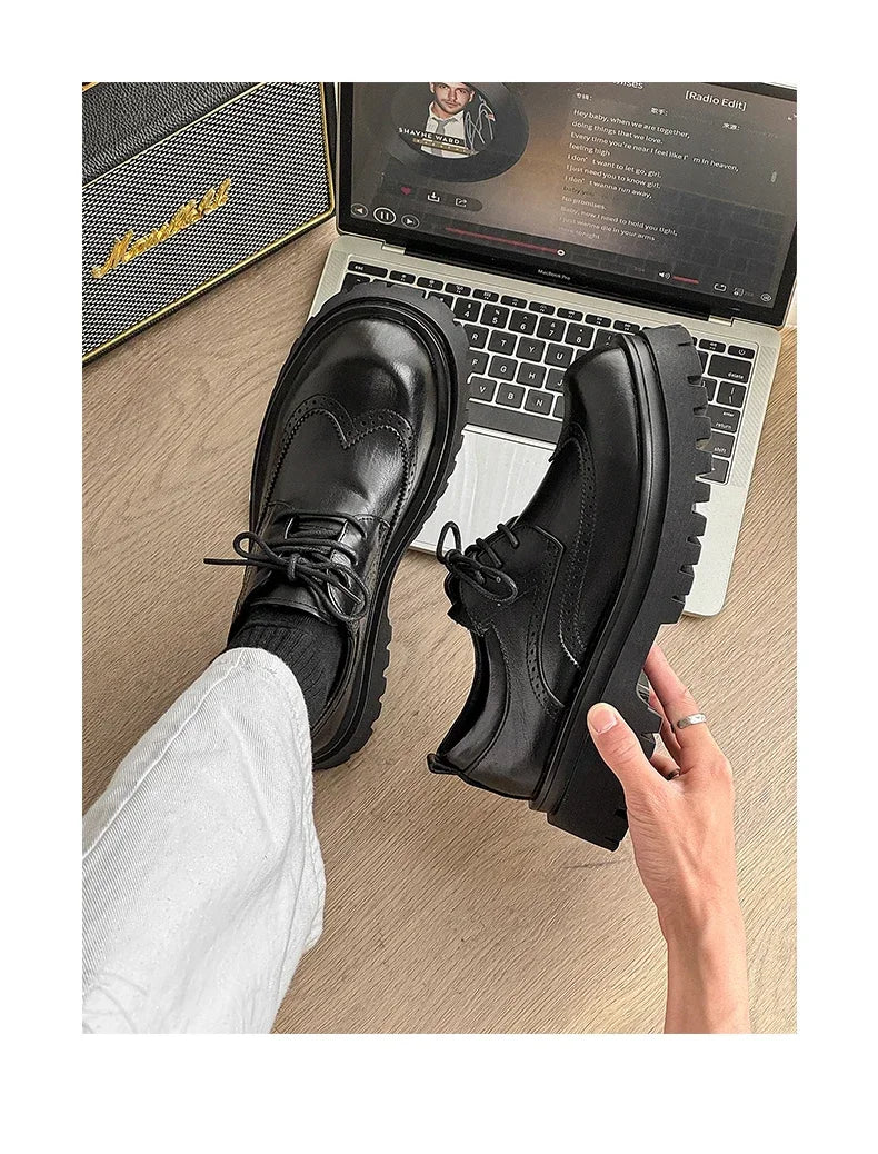 Brand Man Shoes Formal Green Glossy Leather Shoes for Men Lace Up Oxfords for Male Wedding Party Office Business Casual Shoe Men