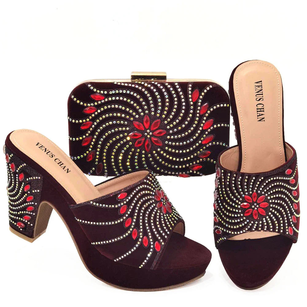 Women's Shoes High Heels Sexy Ladies Party Wedding Pattern