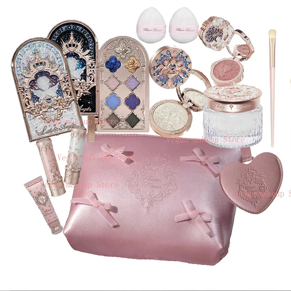 Makeup Set Little Angel Collection Make Up Gift Box Eye Shadow Blush Matte Lipstick Highlighter Full Kit All In One