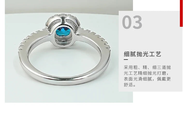 European and American retro princess square 925 silver ring inlaid with high carbon diamonds niche light luxury, daily exquisite