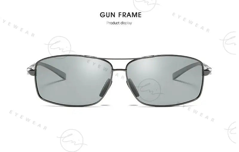 Classic Photochromic Sunglasses Polarized Man Day Night Vison Glasses Woman Chameleon Lens For Driving Goggles Male