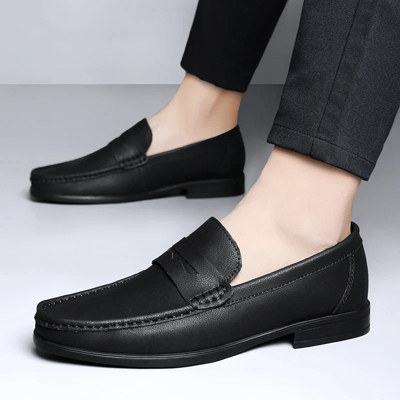 Men's New Style Business Formal Loafers Comfortable Breathable Office Casual Shoe Anti-Slip Outdoor Wear-Resistant Walking Shoes