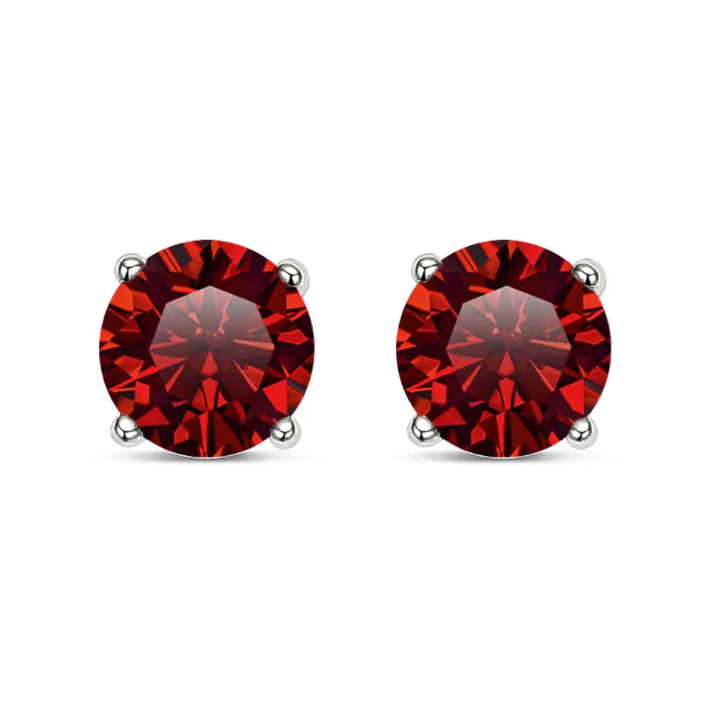 Moissanite Earring S925 Sterling Sliver Plated with 18k White Gold Earring for Women Man Sparkling Fine Jewelry