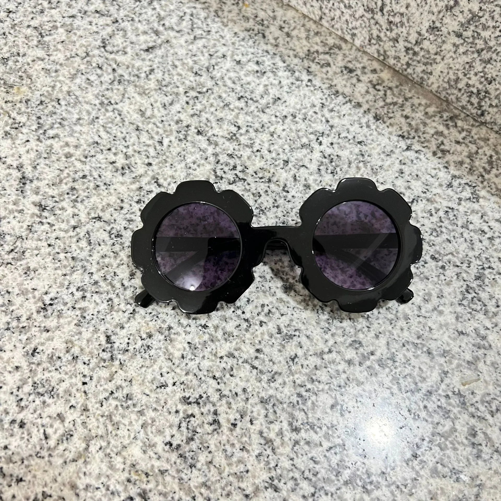 2023 new cute children's frosted glasses  color series baby sunglasses