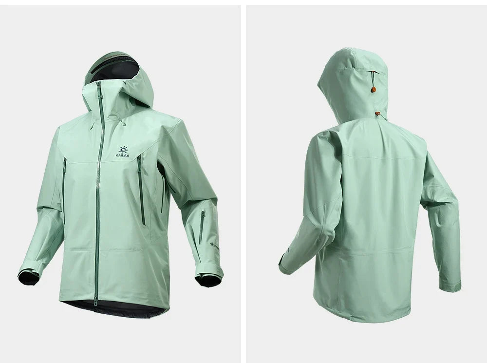Mont-X Hard Shell Jacket GTX Rainstorm Waterproof Hooded Coats Outdoor Professional Mountaineering Jackets KG2441135