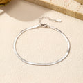 925 Sterling Silver Simple Trendy Snake Stackable Trendy Chain Bracelet For Women Party Fine Jewelry Accessories