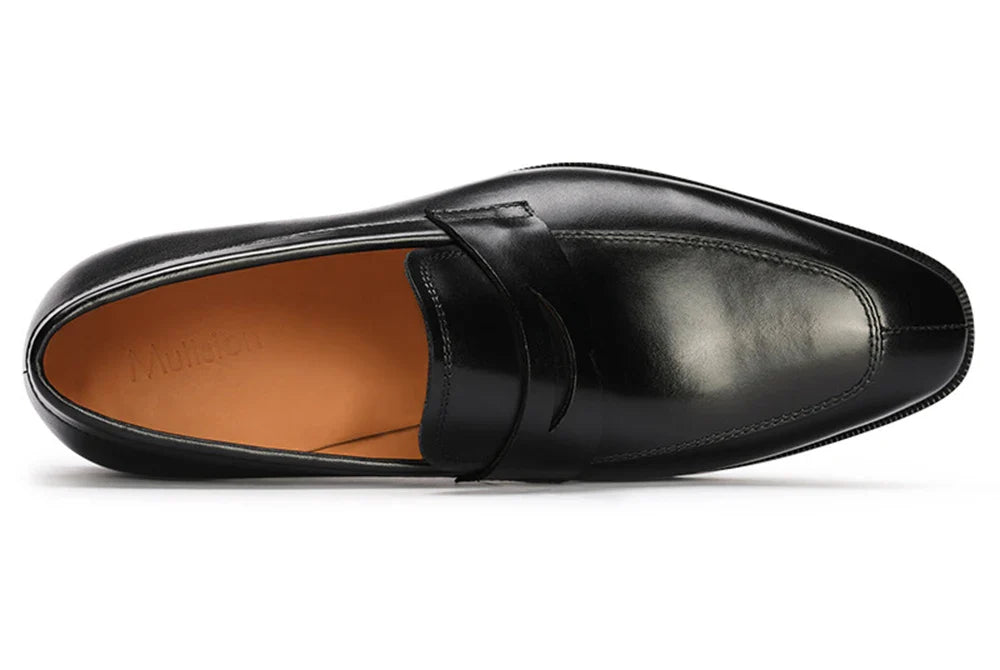 Men Loafer Casual Shoes Calf Leather Waterproofing Materials High Quality Wholesalers Online Formal Dress Slip-on Shoes