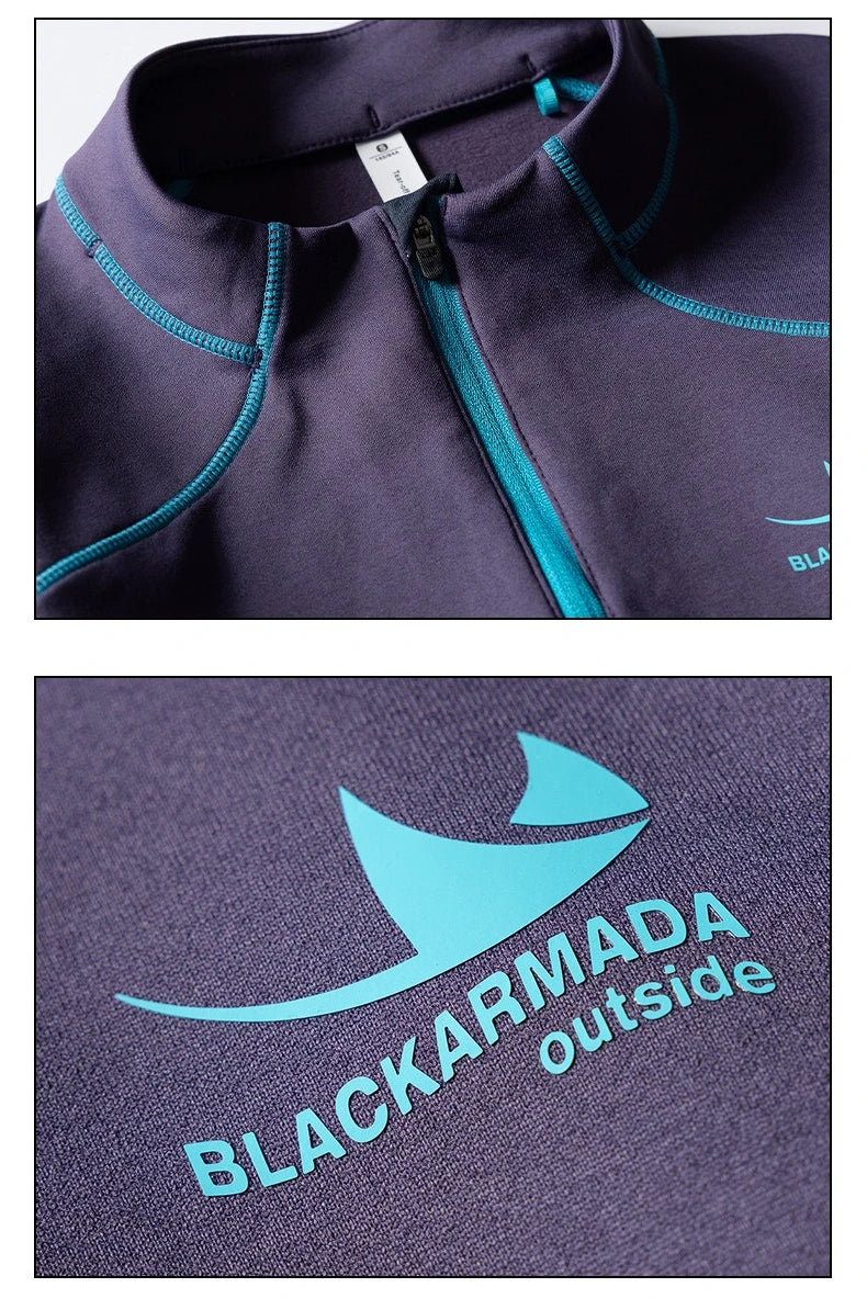 Retro Lightweight Quick-Dry Long-Sleeve Outdoor Top for Couples: Ideal for Running & Cycling