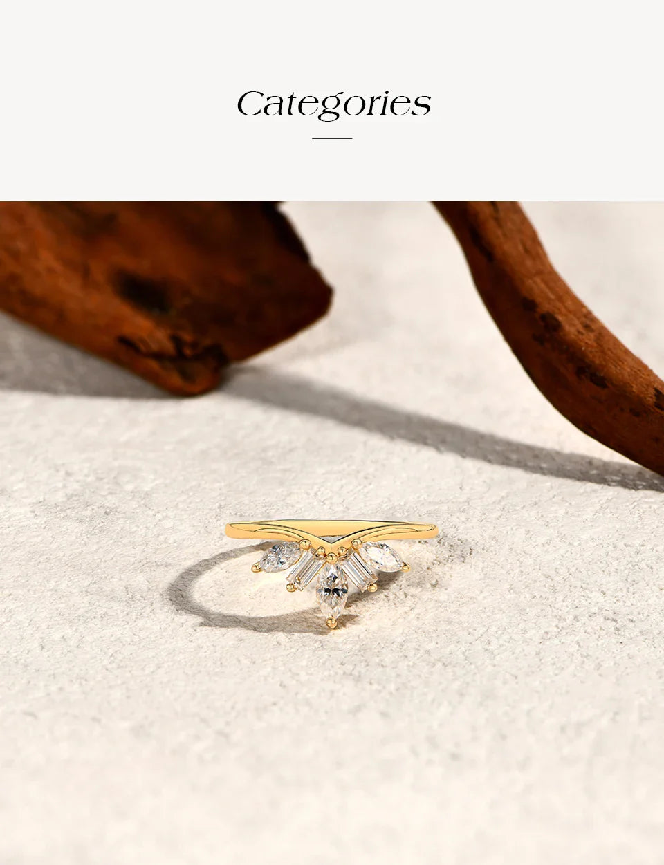 Luxury Sparkling Marquise Rectangle Moissanite Curved Ring S925 Silver for Women party Daily Jewelry Gifts Anniversary