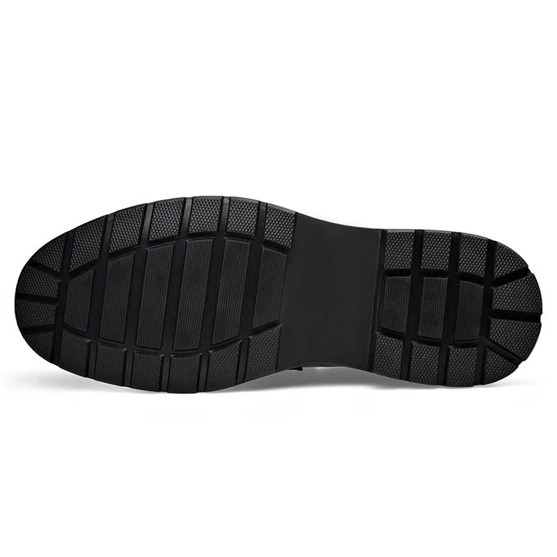 Fashion Leather Mens Casual Shoes Breathable Business Handmade Slip On Shoes Hot Sale Brand Classic Men Shoes Flats Moccasins