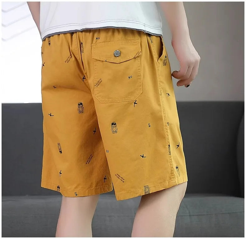Mens Cotton Shorts Sport Casual Shorts Men's Light Weight Running Shorts Gym Cool Breathable Shorts