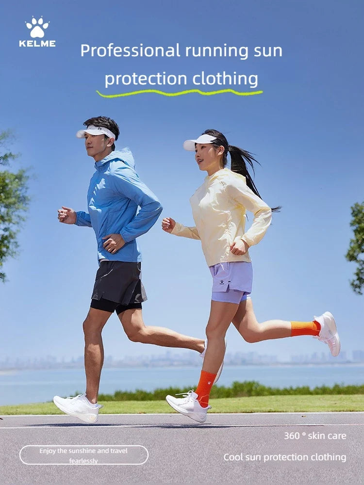 running sunscreen clothing men summer breathable hooded thin jacket UV UPF50 skin coat pair