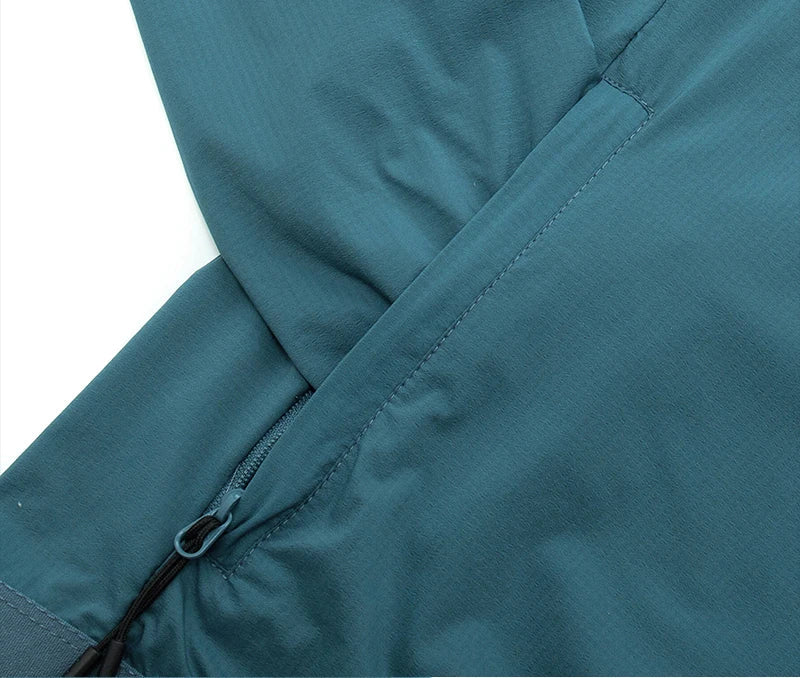 Men Windproof Waterproof Long Sleeve Cycling Jacket YKK Double Zipper Breathable MTB Bike Clothing Tops Pro Team Jersey