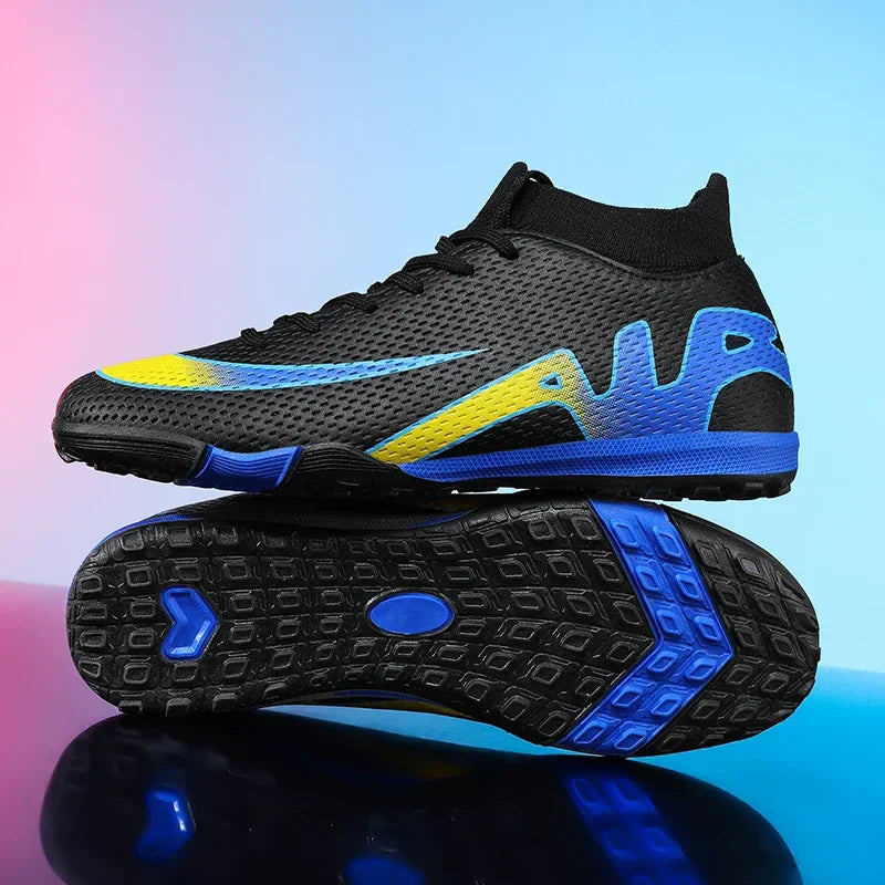 New Men Football Boots Grass Futsal Sneakers High-quality Match Cleats High-top Non-Slip Soccer Shoes Indoor Hot-selling Outdoor