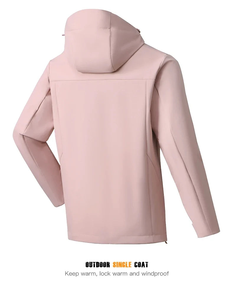 Men's Women's Waterproof Windbreaker Hiking Trekking Jackets Unisex Outdoor Sporty Rain Coat Windproof Climbing Clothes