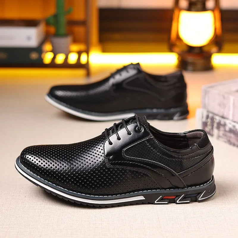 Fashion Leather Vintage Business Shoes Men Casual Leather dress wedding Shoe Outdoor Men Shoe Large Size 48 49 50 51 52 53 54