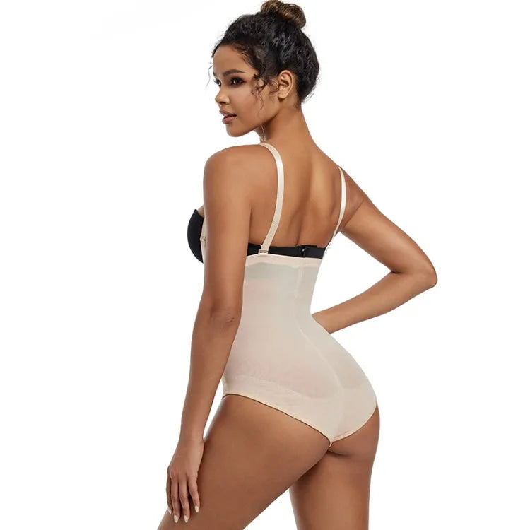 Light Shapewear Bodysuit Body Shaper Women Belly Sheath Waist Trainer Reductive Slimming Underwear Thin Breathable