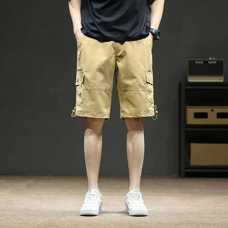 Summer Shorts Men Cargo Shorts Camouflage Cotton Bermuda Shorts Gym Swimming Large Size 5XL Tactical Knee Half Pants