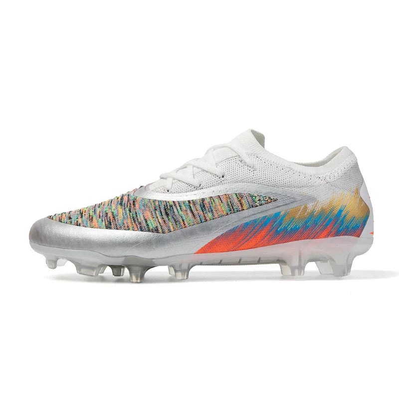 High Quality Mens Football Boots Boys FG/TF Training Studded Fast Soccer Cleats Pro Non Slip Football Shoes for Man 35-45