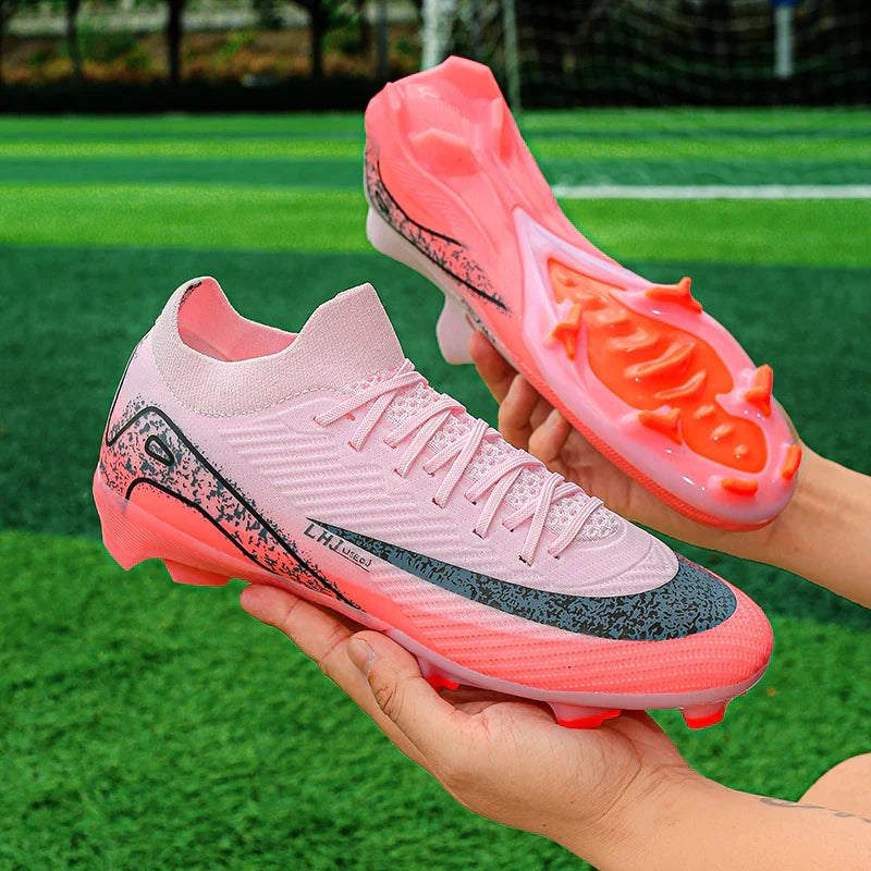 New Men's Football Boots Training FG Top Quality Sneakers Non-Slip Soccer Shoes Cleats Wholesale Drop Shipping Unisex Adult