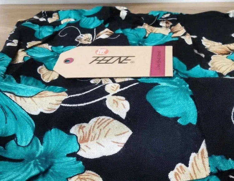 Vestidos Robe Maxi Long Dress Women Summer Indian Clothes Bohemian Cotton Linen Floral Short Sleeve Korean Style Casual
