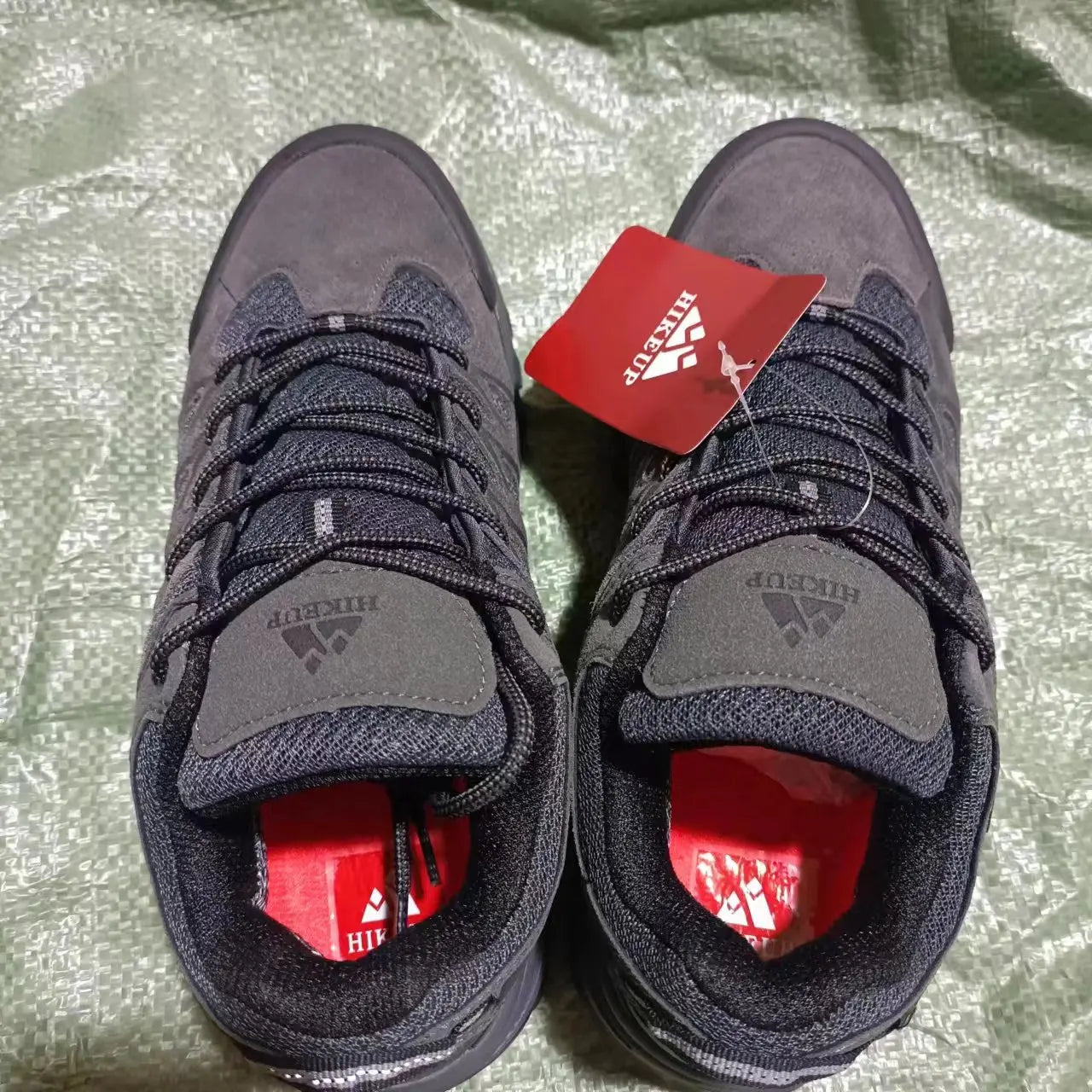 Mens Hiking Shoes Breathable Lace Up Trekking Male Cushioning Outdoor Climbing Tourism Sneakers for Men