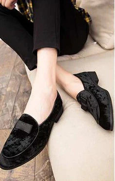 With Tassels Loafers Office Leather Shoes for Men Platform Thick Sole Pointed Toe Man Casual Shoe High Quality Fashion Elegant