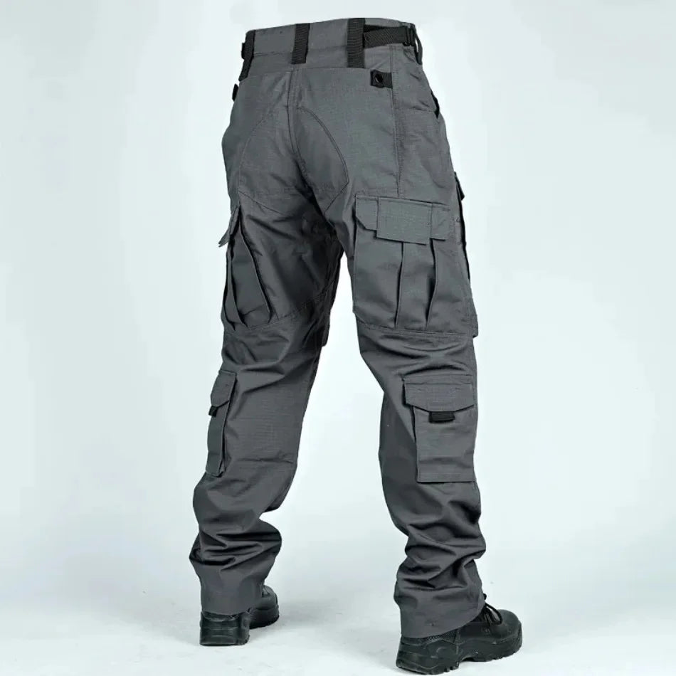 Men Tactical Pants Quick Dry Milit Multi-Pocket Cargo Pants Casual Trousers Wear-Resistant Workwear Traning Hunting Pants Loose