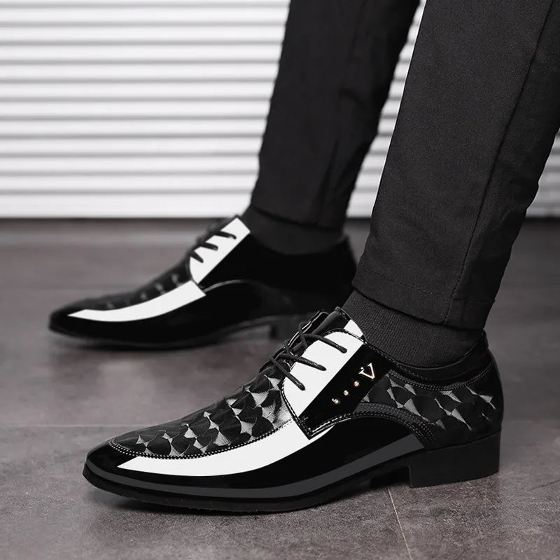 Designer Leather Shoes for Men Business Dress Shoes Versatile Wedding Shoes Men Shoe Classic Loafers Men Zapatos Para Hombres