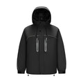 Down Jacket Men Textured Loose Hooded Outdoor Sport 2025 Winter Warm Outerwear Man Clothes