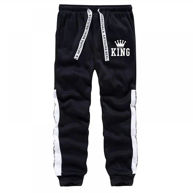 King Printing Mens Tracksuit Hot Sales Casual Hoodie Pants Streetwear Outdoors Mens Clothing Single Piece Sweatshirts Sweatpants