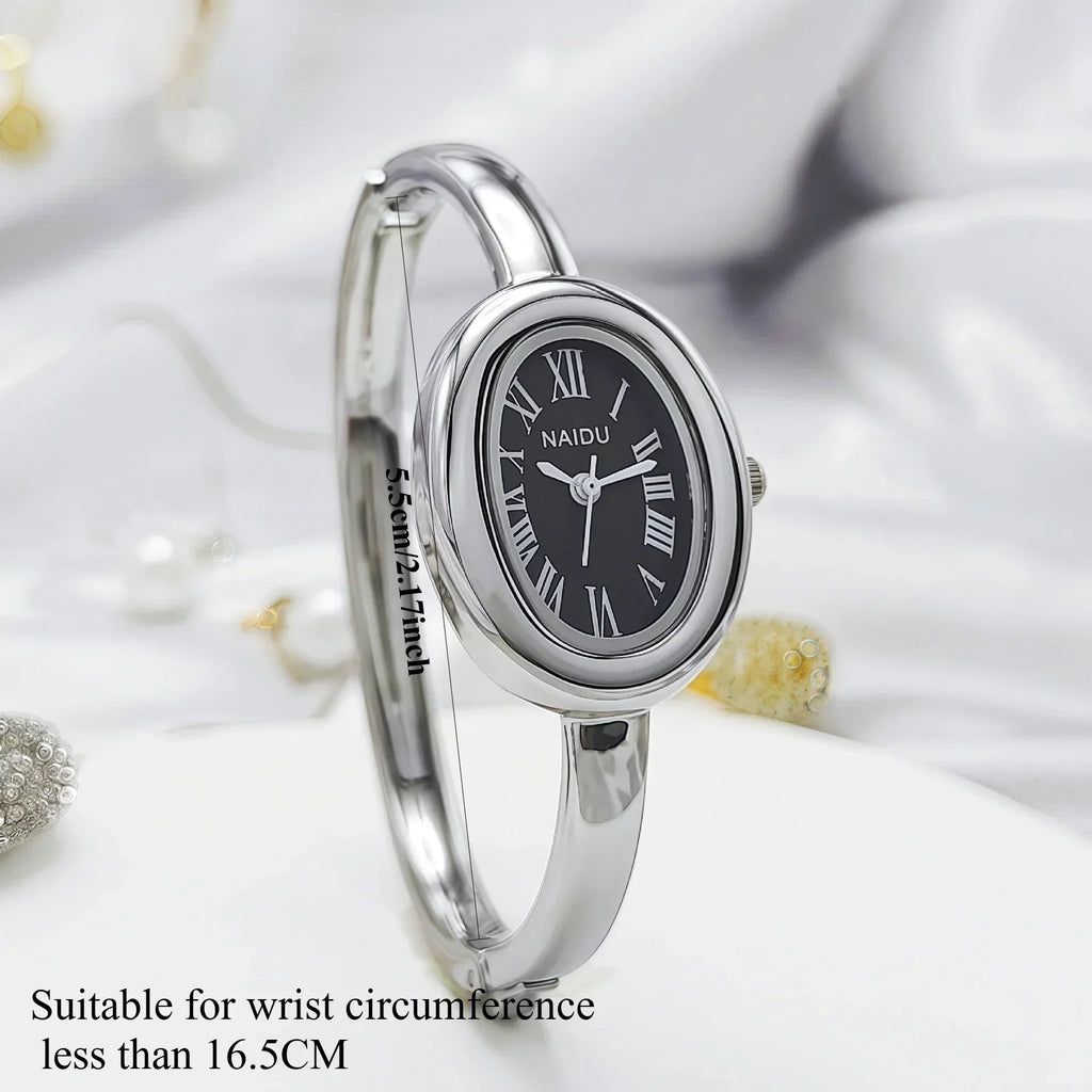 Brand Quartz Watch for Women Luxury Gift Girl Wristwatches Ladies Bracelet Wristwatches Stainless Steel Strap Small Dial Watch