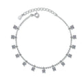 1.3/3.9cttw D Color Moissanite Tassel Bracelet for Women Full Diamond Tennis Bracelet 100% S925 Sterling Silver Chain GRA