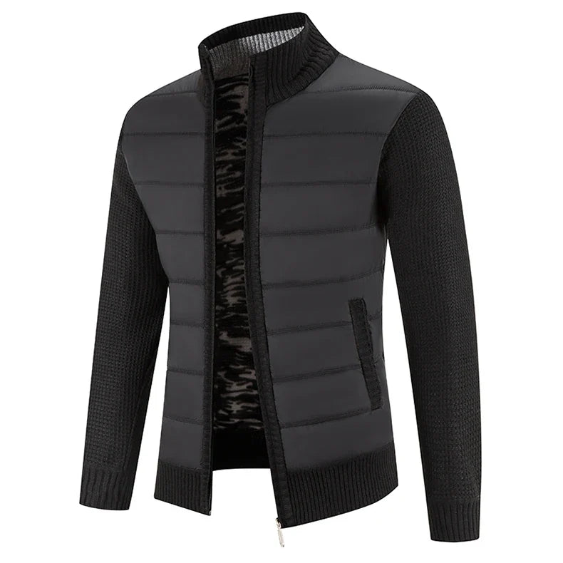 Men's Autumn Winter Sweater Baseball Coat Knit Jacket Korean Jumpers Male Windbreaker Fashion Pullovers Business Casual Knitwear