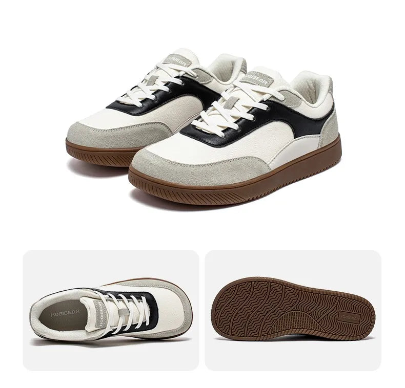 Unisex Wide Toe Sneakers Women Men Minimalist Non Slip Shoes Lace Up Mesh Casual Sneaker