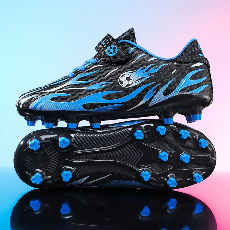 Children Football Boots Anti-slip Soccer Shoes Low-top Boy Ultralight Kid's High Quality Outdoor Grass Training Soccer Sneakers