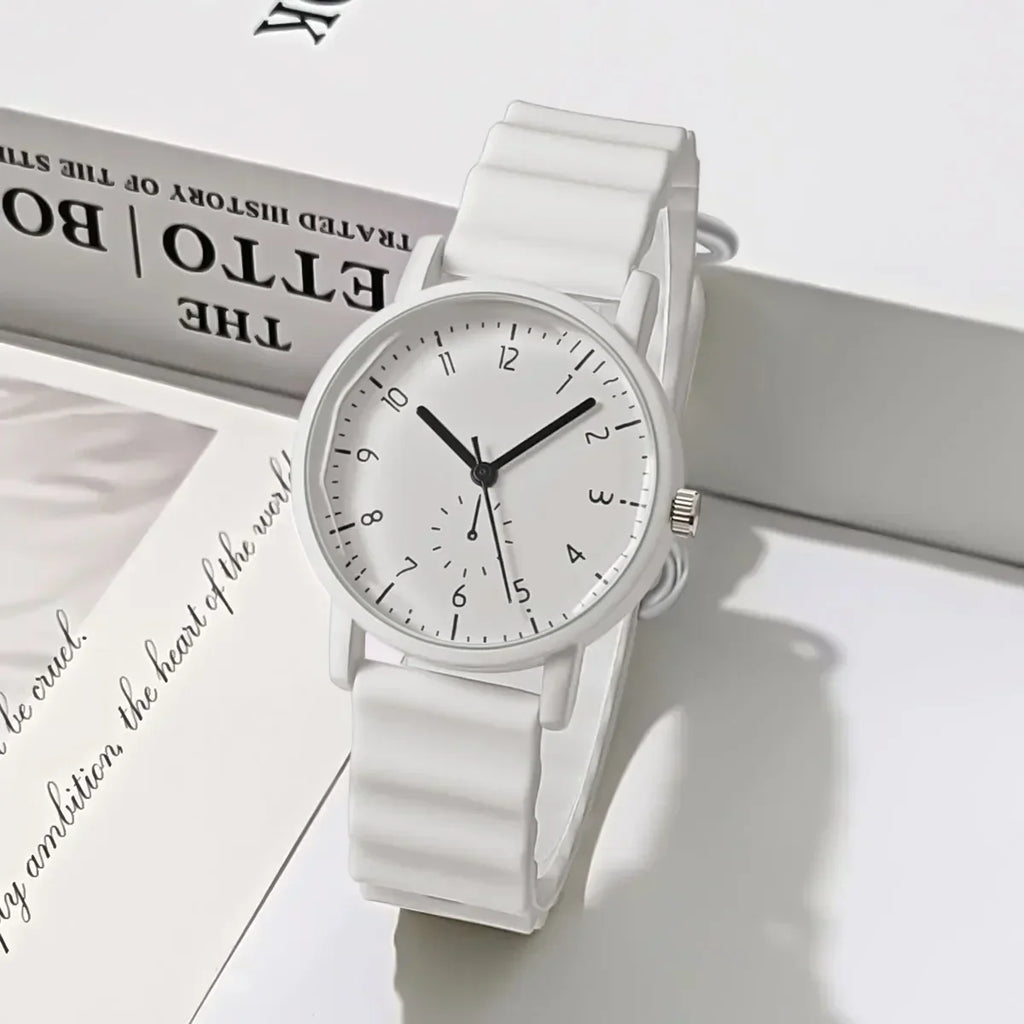 Fashion Jelly Color Women Watch Creative Wave Shaped Silicone Strap Quartz Wristwatch Girls Clock Gift Relogio Feminino Reloj