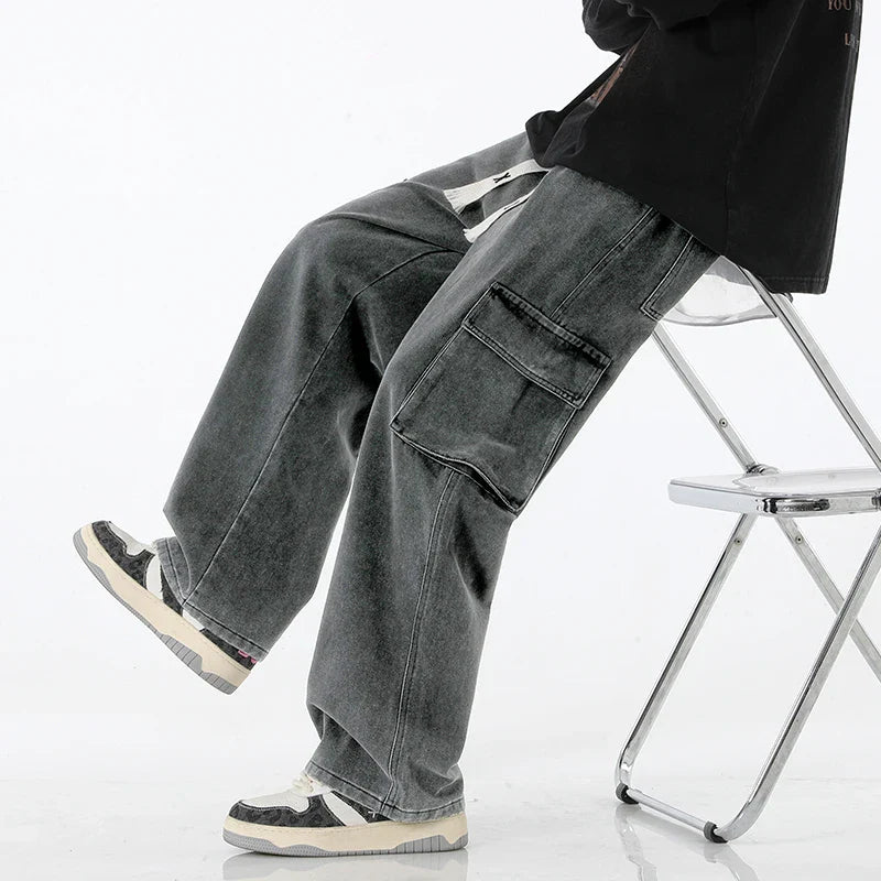 Men's Cargo Baggy Jeans