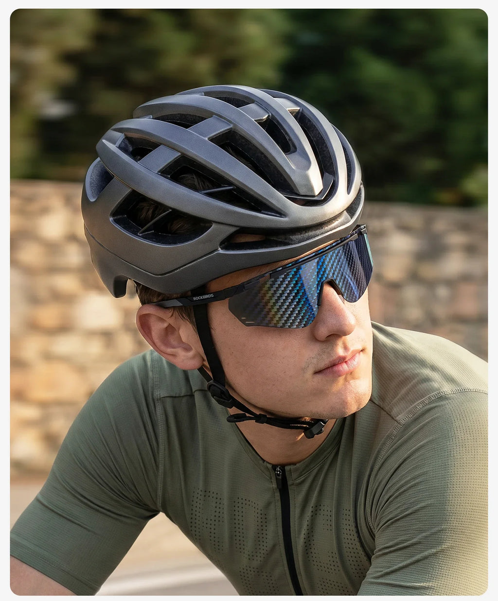 Cycling Glasses Photochromic UV400 Protection Sports Sunglasses Windproof Lightweight Carbon Fiber Outdoor Bike Glasses