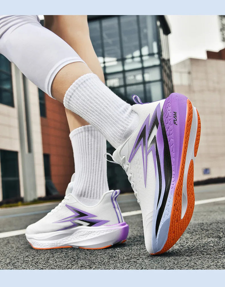 Marathon Men Running Shoes Speciality Sports Shoes Breathable Lightweight Carbon Board Women's Trend Athletic Sneakers Women