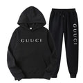 ashionable men's casual sports outfit - New style hooded sports shirt + sports pants set