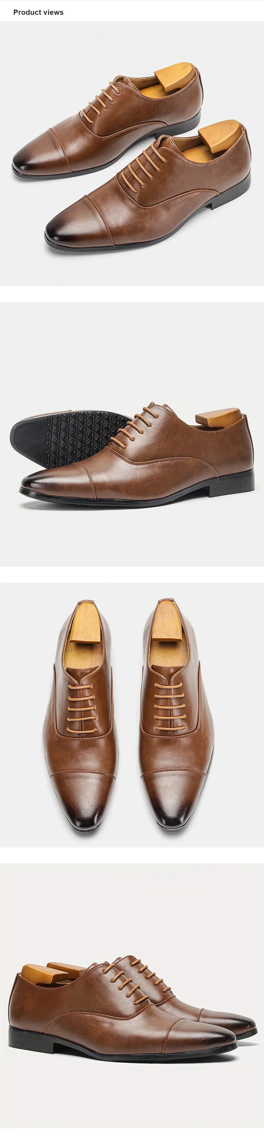 Dress Shoes Man Gentleman'S Business Stylish Comfortable Formal Shoes Men