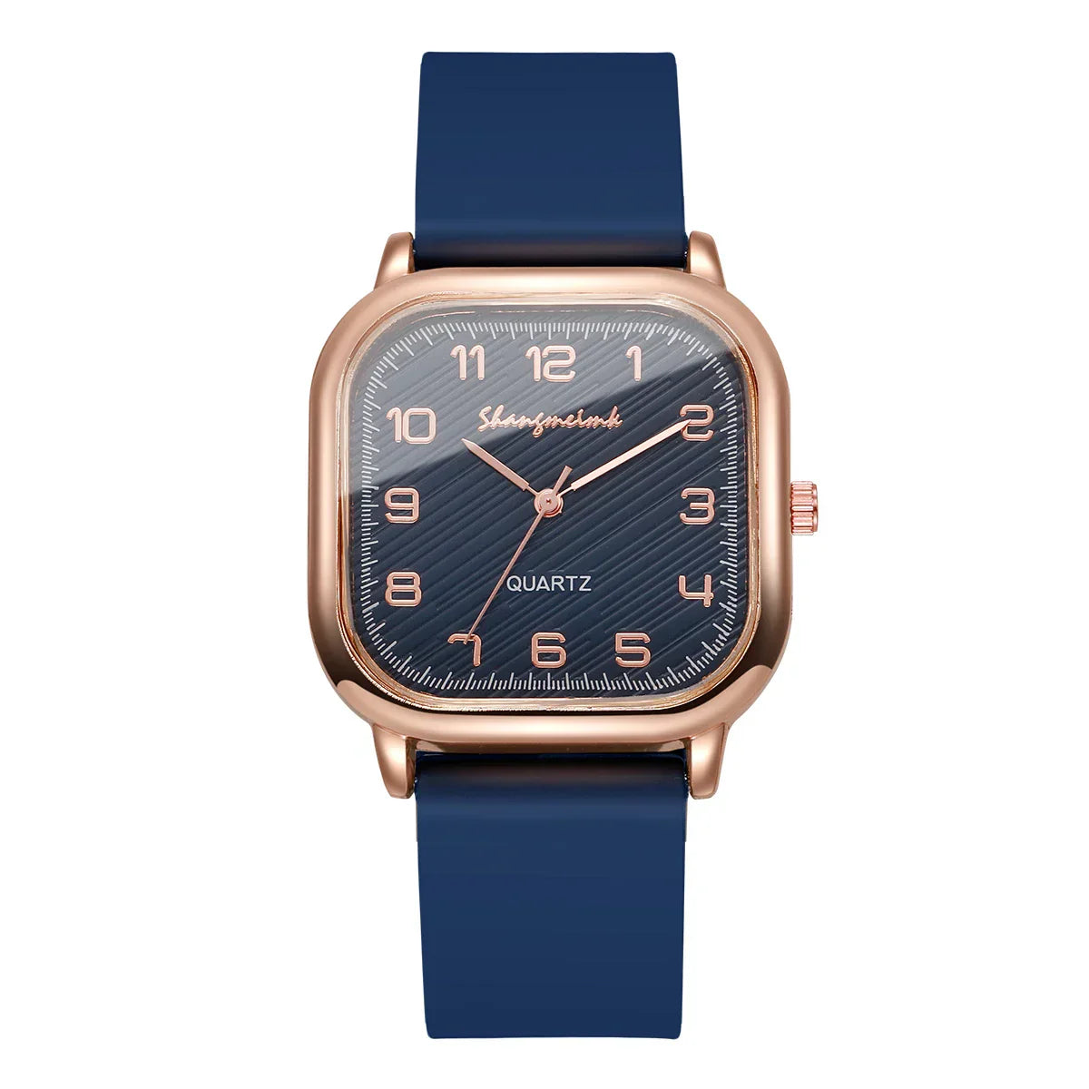 Fashion Square Women Watches Casual Silicone Strap Quartz Watch for Girls Clock Reloj Mujer