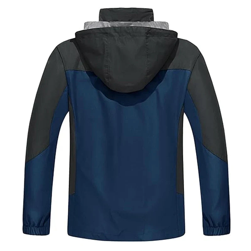 Men Autumn Jacket Camping Hiking Trekking Windbreaker Waterproof With Hood Spring Outdoor Sports Travel Climbing Coats