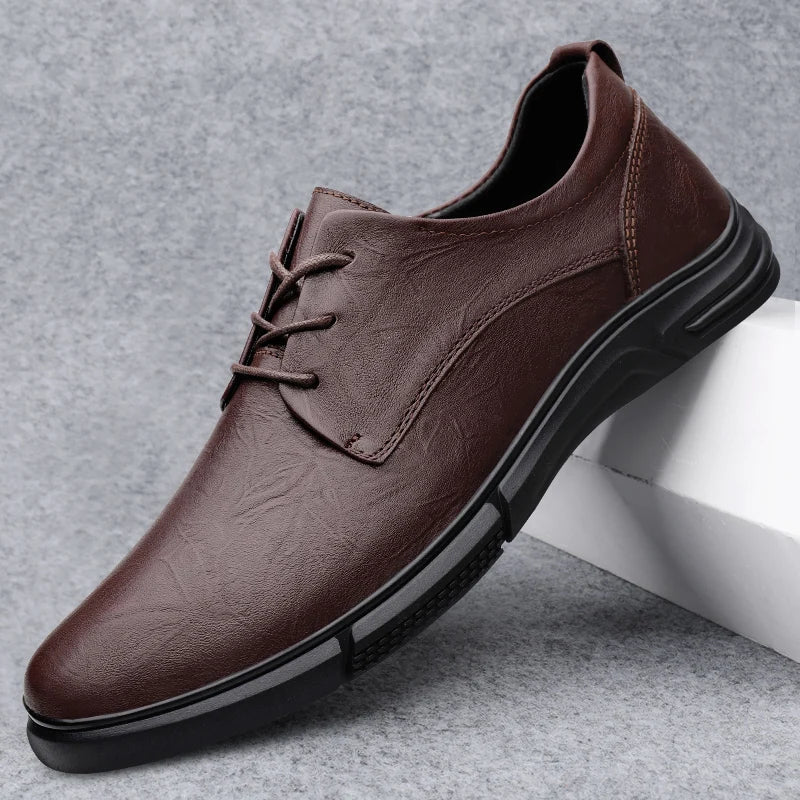 Casual Fashion Sports Shoes Social Elegance Trendy Footwear Spring Autumn Flat Formal Leather Shoes Men Business Oxfords Shoes