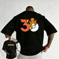 2026 Pokémon 30th Anniversary Charmander Printed T-shirt Summer Men's and Women's Loose Casual Hip Hop Trendy Short Sleeve Top