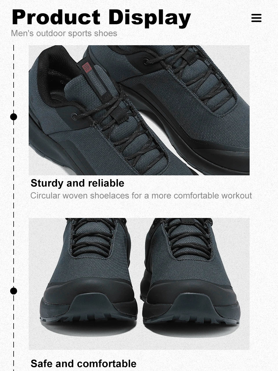 Men Hiking Shoes Classic Business High Quality Male Trekking Climbing Sneakers Non-slip Luxury Designer Outdoor Shoe
