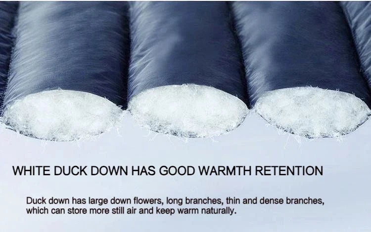 Autumn Winter Down Jacket Men Ultra Light Windproof Waterproof Anti Fouling Anti-Oil White Duck Portable Hooded Coat Male
