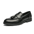 Tassel vamp loafers all match youth suit beamers men Korean version of British men's shoes best man shoes fashion
