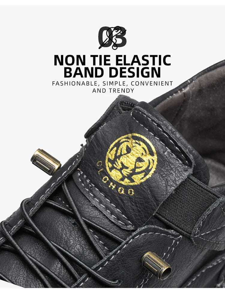 Handmade Men's High-Top Sport Casual Boots Breathable Outdoor Wear with Extended Size Options Classic Ankle Boots